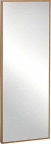 HOMCOM nástenné zrkadlo 125 x 45cm s dreveným rámom | Aosom