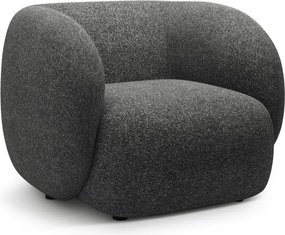 Tmavosivé kreslo Kate – Micadoni