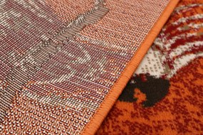 Alfa Carpets, TRHÁK: Kusový koberec Kakadu orange, 80x120, oranžová, detská izba
