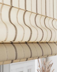 Rímska roleta Verona farba produktu hnedá látka vzorované