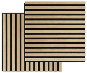 Fibrotech Akustický obkladový panel Square, MDF, 520 × 520 × 22 mm, jaseň