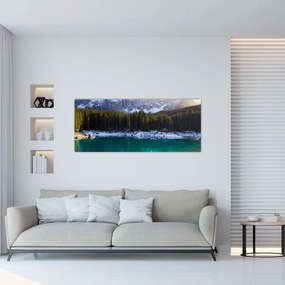 Obraz - Jazero Karersee (120x50 cm)