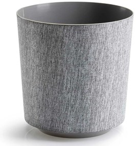PLASTOVÝ KVETINÁČ ALOE TX 19,5X20 CM SIVÁ