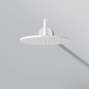 STEINBERG 100 horná sprcha 1jet, priemer 250 mm, matná biela, 1001686W