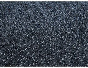 Tmavomodrá ženilková rozkladacia/s úložným priestorom rohová pohovka (pravý roh/s leňoškou) Everest – Bobochic Paris