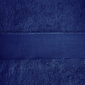 Tmavomodré froté bavlnené uteráky a osušky v súprave 6 ks Anti–Bacterial – Catherine Lansfield