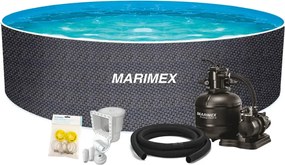 Marimex | Bazén Marimex Orlando Premium DL 4,60x1,22 m s pieskovou filtráciou a príslušenstvom - motív RATAN | 19900128