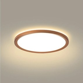 Brilagi - LED kúpeľňové stropné svietidlo ULTRA SLIM LED/12W/230V priemer 22,5 cm ružové zlato IP54