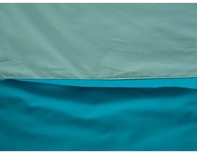 B.E.S. Petrovice Bavlnené obliečky Double face tyrkys/olivová