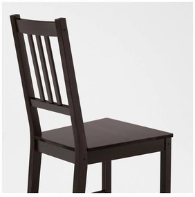 IKEA STEFAN Stolička hnedo-čierna