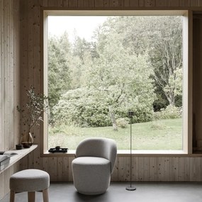 Béžové plstené kreslo KUON - Blomus