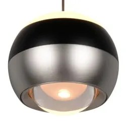 Čierne/v striebornej farbe LED závesné svietidlo ø 15,5 cm Orbit – Trio Select