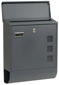 Poštová schránka BK 703, s tubusom, antracit