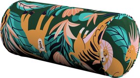 Jednoduchý valcový vankúš farba produktu oranžová látka vzorované