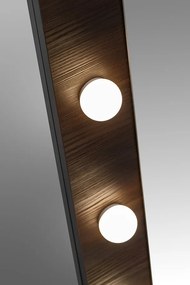 Nástěnné LED zrcadlo Dorothy 80 cm dub ristretto
