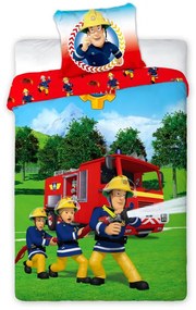Detské obliečky Požiarnik Sam 027