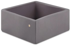 Suchý bazén 130x130x50 cm, štvorcové, šedá, aktívny