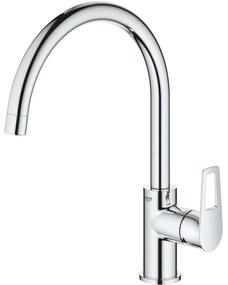 GROHE BauLoop páková drezová batéria, výška výtoku 207 mm, chróm, 31232001