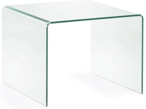 Sklenený odkladací stolík 60x60 cm Burano – Kave Home