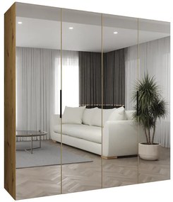 Skriňa Marbella III 200 artisan čierna