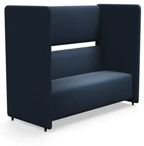 Pohovka CLEAR SOUND, 3-miestna, látka Focus Melange, navy blue