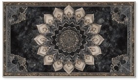 drevko |  Mandala na stenu Hĺbka ticha  455 x 80 cm