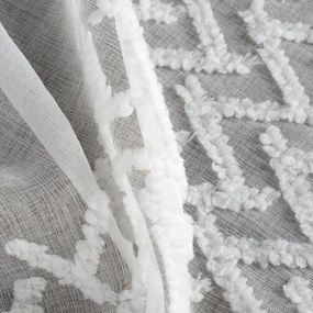 ZÁCLONA NA KRÚŽKOCH MELI2 140X250 CM BIELA