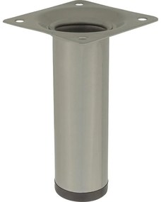 Okrúhla nábytková noha 10 cm šedá