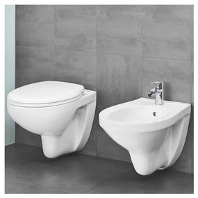 GROHE Bau Ceramic - Závesné WC so sedátkom SoftClose, alpská biela 39351000