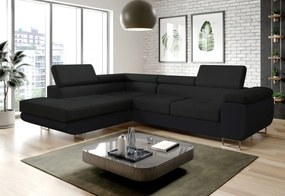 Rohová sedacia súprava SELVA, 275x90x202, monolith 84, ľavá