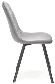 Jedálenská stolička K462 - sivá / čierna