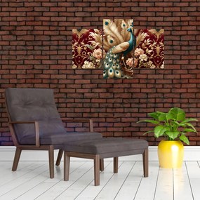 Obraz – Elegantný páv (90x60 cm)