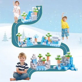 MULTISTORE Magnetická stavebnica 124 dielov – magnetické kocky pre deti 3+ (kreatívna)