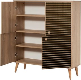 Skrinka Mega Sonoma Oak Stripes II