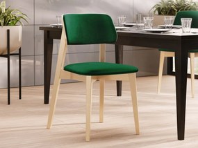Čalúnená jedálenská stolička KT63/C, Dostupné poťahy: Magic Velvet 2225, Farby: buk