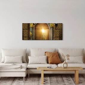 Obraz - Brána v lese (120x50 cm)