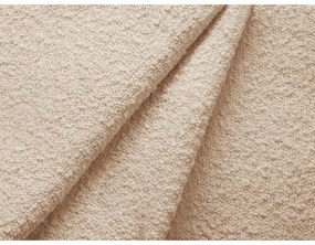 Béžová rozkladacia pohovka z textílie bouclé 247 cm Jodie – Micadoni Home
