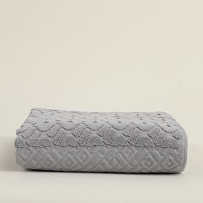Uterák Lattice 70x140 cm stone grey