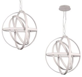 Závesné LED svietidlo Copernicus, 5x LED 260w, 3000k, w
