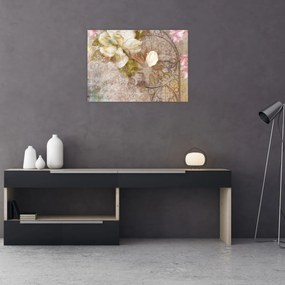 Obraz - Kvetinový ornament (70x50 cm)