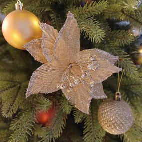 DECOLED Kvetina, priemer 20 cm, šampanské