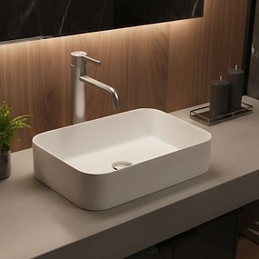 Rea Foster, vysoká umývadlová batéria h-285, brúsená oceľ, REA-B6324