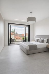 Beauflor, PVC podlaha - lino Blacktex White Oak 979L, na mieru, šíře 3m,4m, šedá, filc, chodba / predsieň