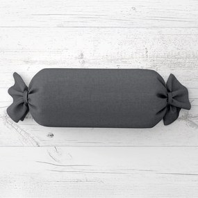 Biante Vankúš valec bonbon Rongo RG-076 Sivý 15x40 cm