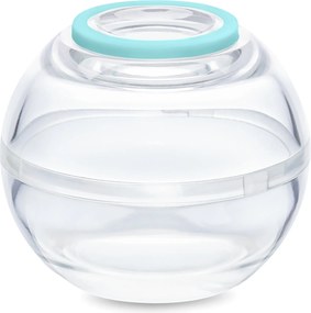 2 guľaté nádobky na uchovávanie potravín