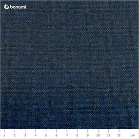 Námorníckymodrá rozkladacia variabilná rohová pohovka Miuform Dazzling Daisy