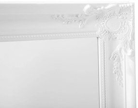 Nástenné biele zrkadlo 51 x 141 cm VARS Beliani