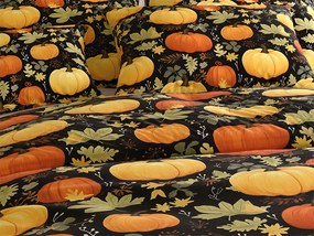Obliečky z mikrovlákna ORANGE PUMPKINS farebné Rozmer obliečky: 2 ks 70 x 90 cm | 200 x 220 cm