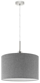 Eglo - LED Luster na lanku TUNJA 1xE27/60W/230V šedá