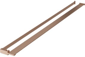 Mexen príslušenstvo, polička/držiak na uteráky pre sprchovú zástenu (max 140cm), medená matná, 800-02-65